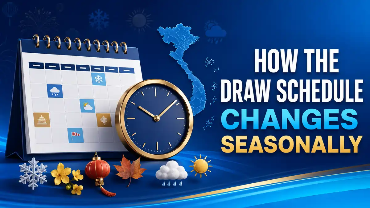 How the lottery draw schedule changes seasonally